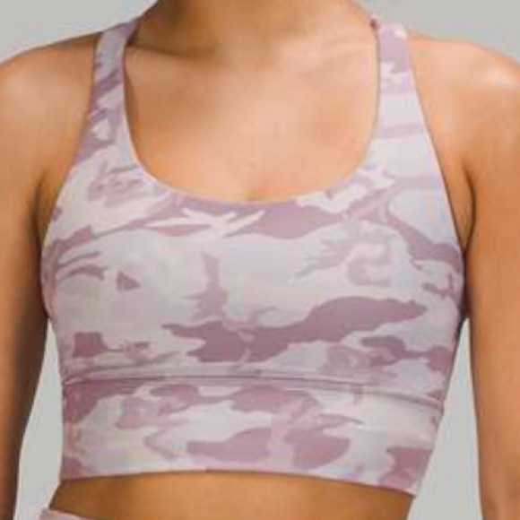 Lululemon Energy Bra Long Line Ribbed *Medium Support, B-D Cup Size 4 - Picture 2 of 8